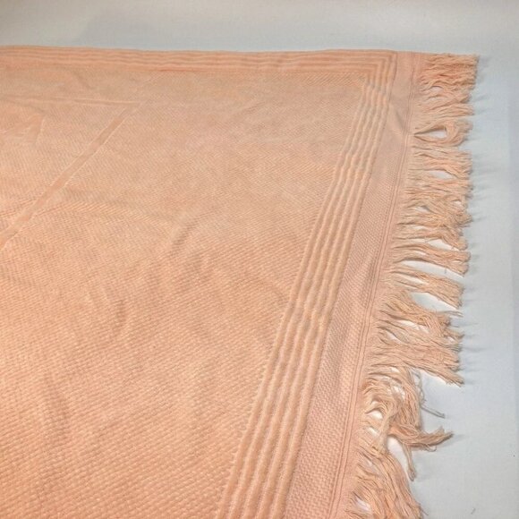 BALENCIAGA 535525 logo sports towel/beach towel set/fabric towel Pink Beige - Picture 5 of 12